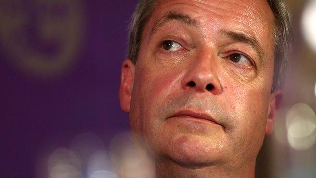 UKIP leader Nigel Farage