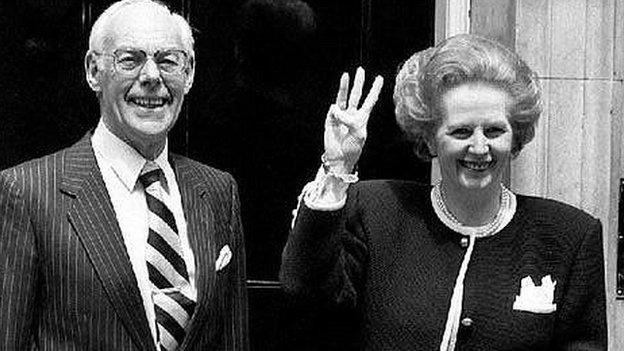 Denis and Margaret Thatcher