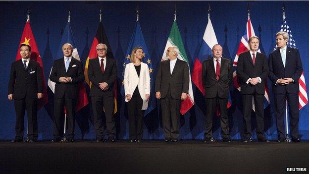 The "framework" of a future deal was announced by world leaders in Lausanne, Switzerland.