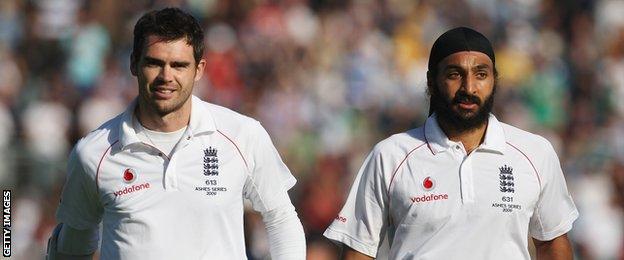 James Anderson & Monty Panesar