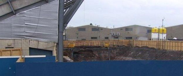 Structural damage to the West Stand has resulted the closure of the national stadium