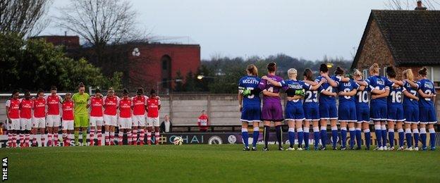 Arsenal Ladies v Bristol Academy Women