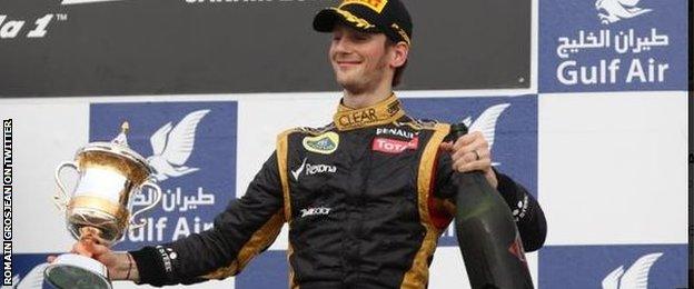 Romain Grosjean Bahrain