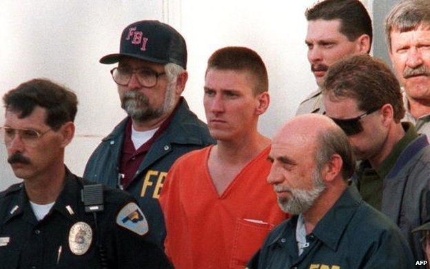 Oklahoma City bomber Timothy McVeigh