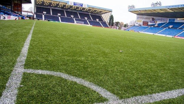 Kilmarnock's Rugby Park stadium