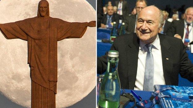 Jesus and Sepp Blatter