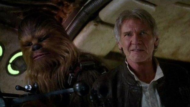 Han Solo and Chewbacca