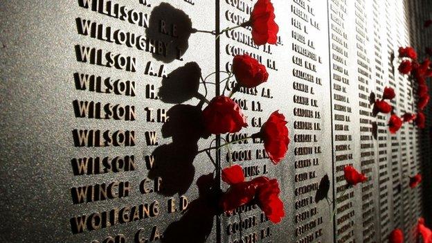 Roll of Honour, Australian War Memorial, Canberra, Australia