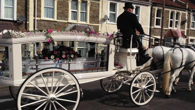 Becky Watts' funeral