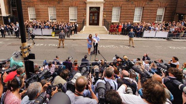 Press scrum outside the Lindo