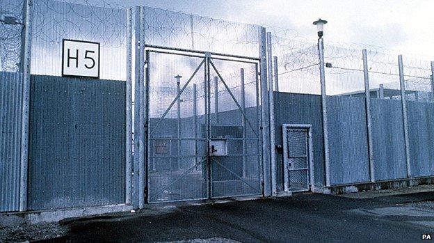 The entrance to Long Kesh prison