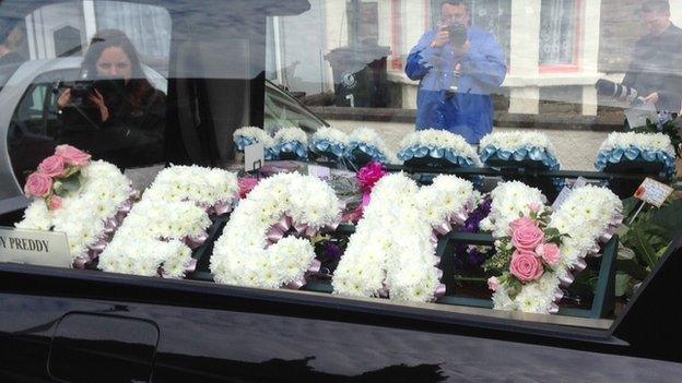 Becky Watts' funeral