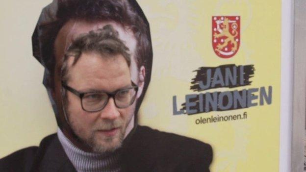 Jani Leinonen cut-out poster