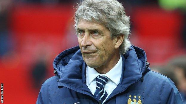 Manchester City manager Manuel Pellegrini