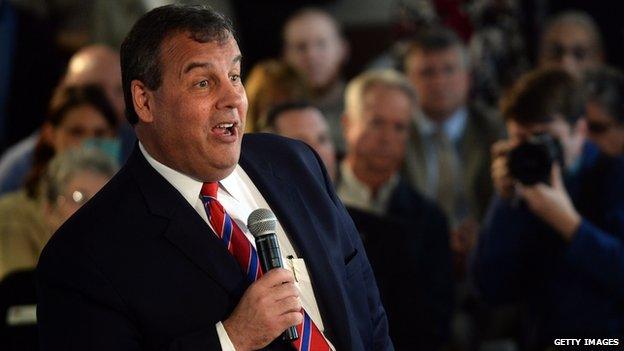 New Jersey Governor Chris Christie