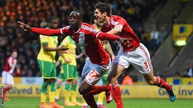 Norwich v Middlesbrough