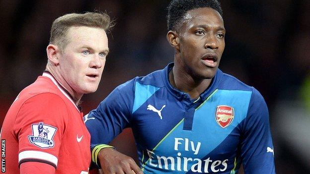 Danny Welbeck and Wayne Rooney