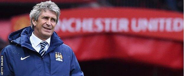 Manchester City manager Manuel Pellegrini