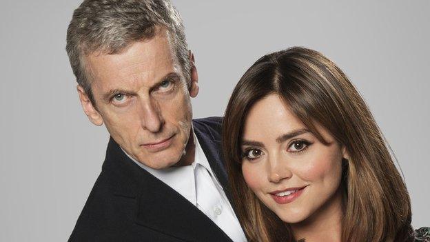 Peter Capaldi and Jenna Coleman