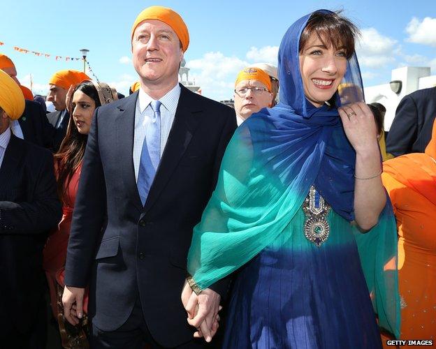 David and Samantha Cameron