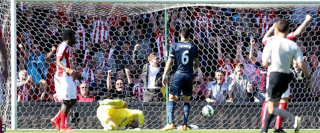 Stoke City goal