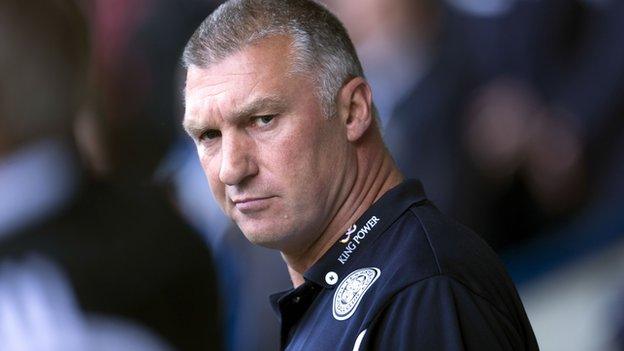 Leicester City manager Nigel Pearson