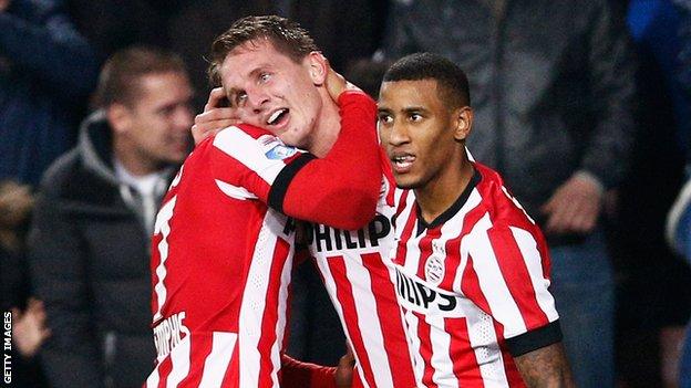 PSV striker Luuk De Jong