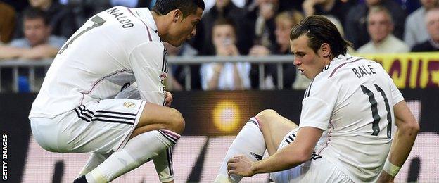 Cristiano Ronaldo and Gareth Bale