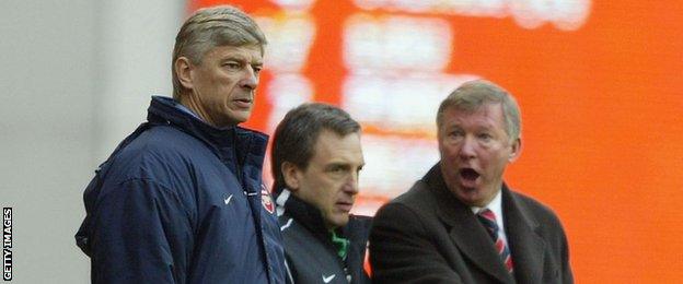 Arsene Wenger and Sir Alex Ferguson