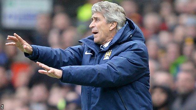 Manchester City boss Manuel Pellegrini