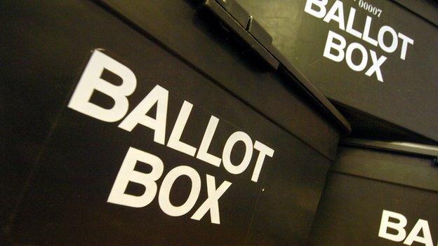 Ballot boxes