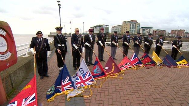 Falklands memorial in Hull