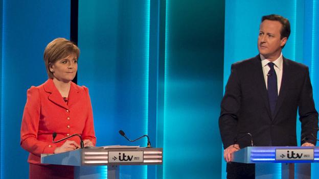 Nicola Sturgeon and David Cameron