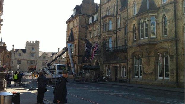 Safety checks on Randolph Hotel