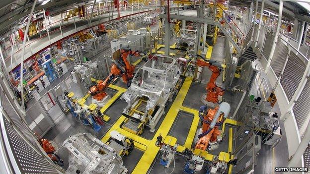 UK car production line