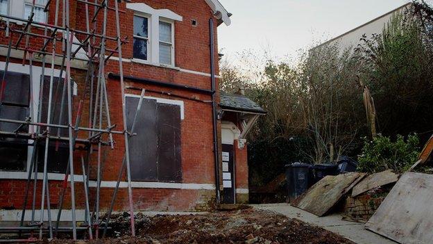 Exterior of the house managed by Mustafa Kemal Mustafa in Lewisham