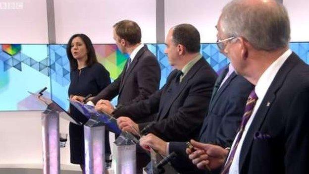 Five political parties debated the environment on BBC2's Daily Politics