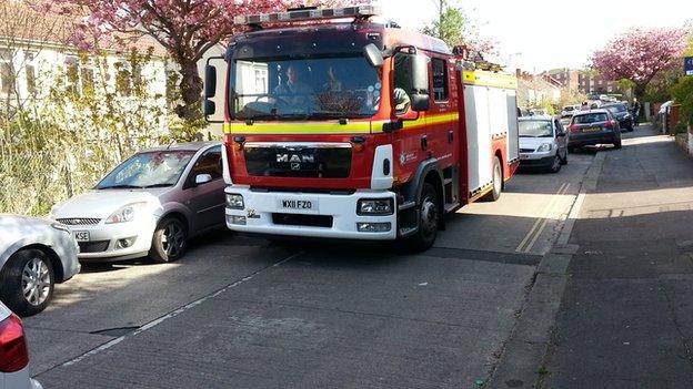 Street parking near Southmead Hospital