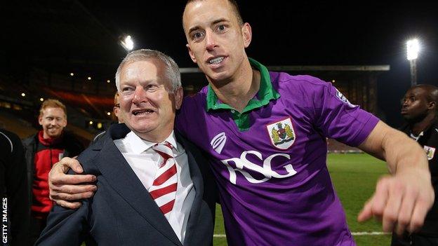 Stephen Lansdown and Aaron Wilbraham