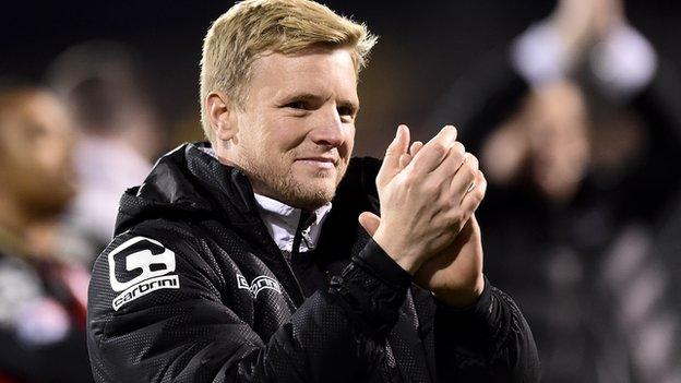 Bournemouth manager Eddie Howe