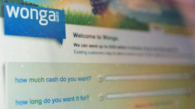 Wonga website