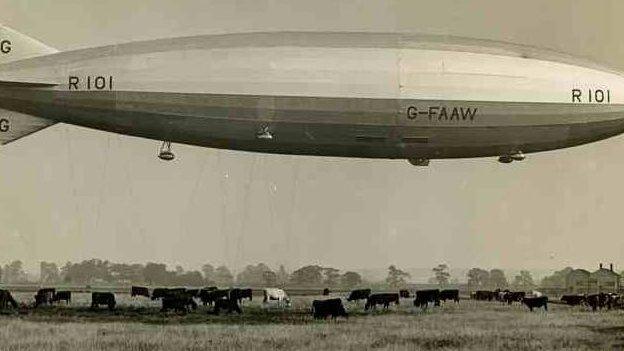 R101 at Cardington