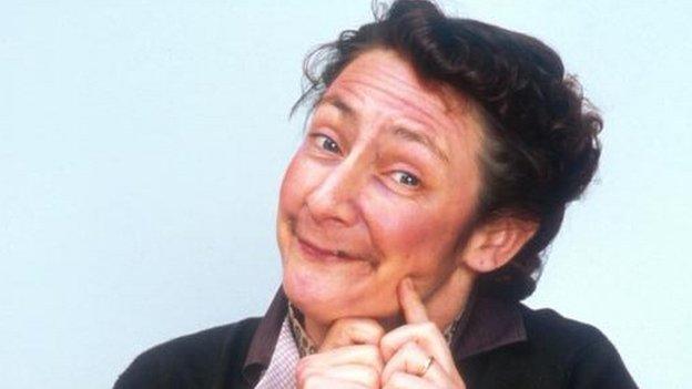 Pauline McLynn as the scatty priest's housekeeper with the "cup of tea" fetish, Mrs Doyle