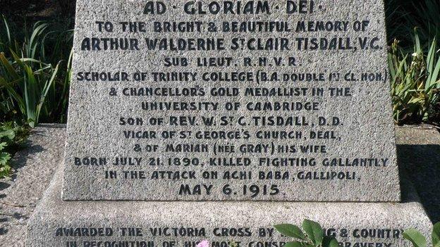 St George's Church war memorial, Deal, Kent