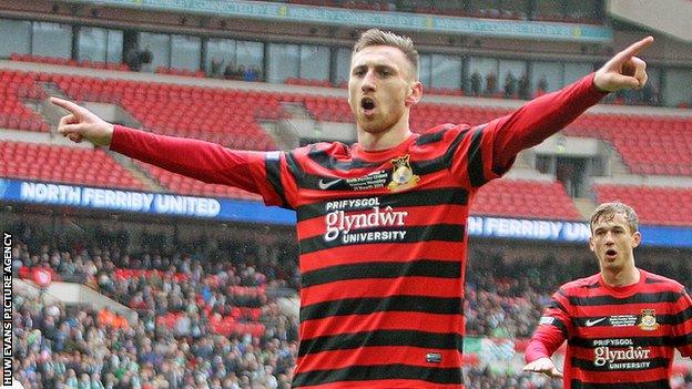 Louis Moult of Wrexham