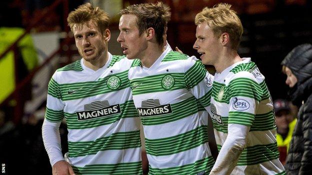 Celtic trio Stuart Armstrong (left), Stefan Johansen and Gary Mackay-Steven could all be amongst the nominations