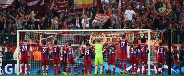 Bayern players