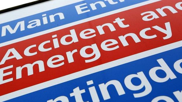 Accident and Emergency sign