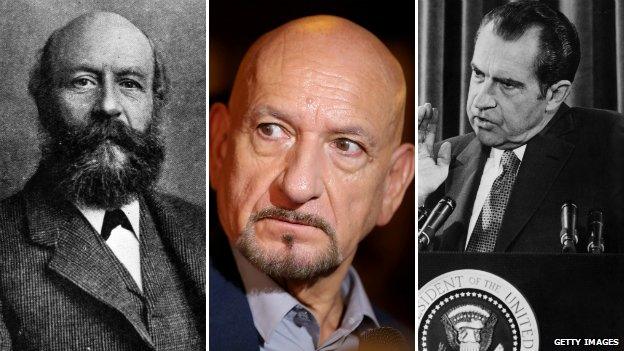 George Cadbury, Ben Kingsley, Richard Nixon