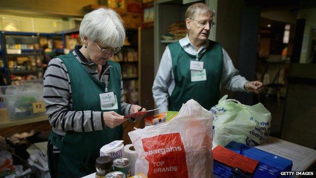 Trussell Trust food bank in Rochdale